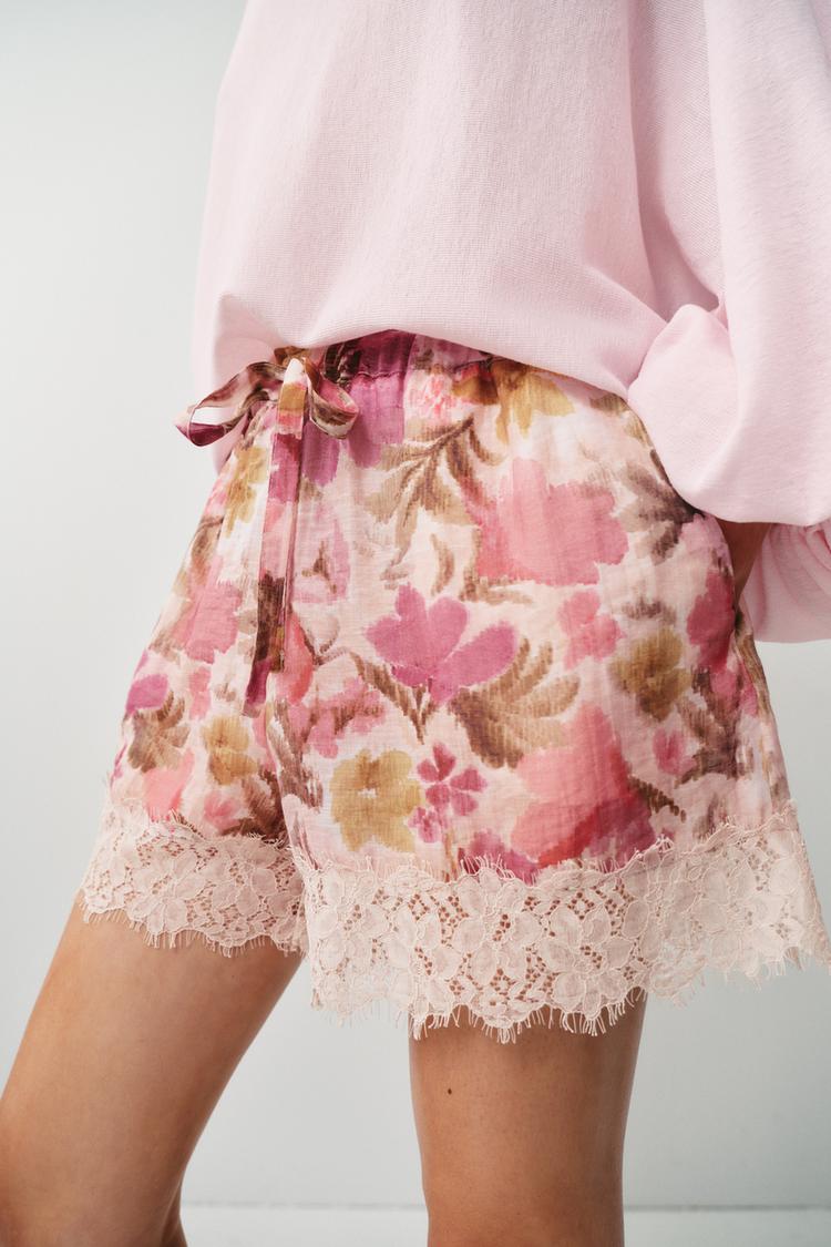 Rosalie Vintage Floral Shorts