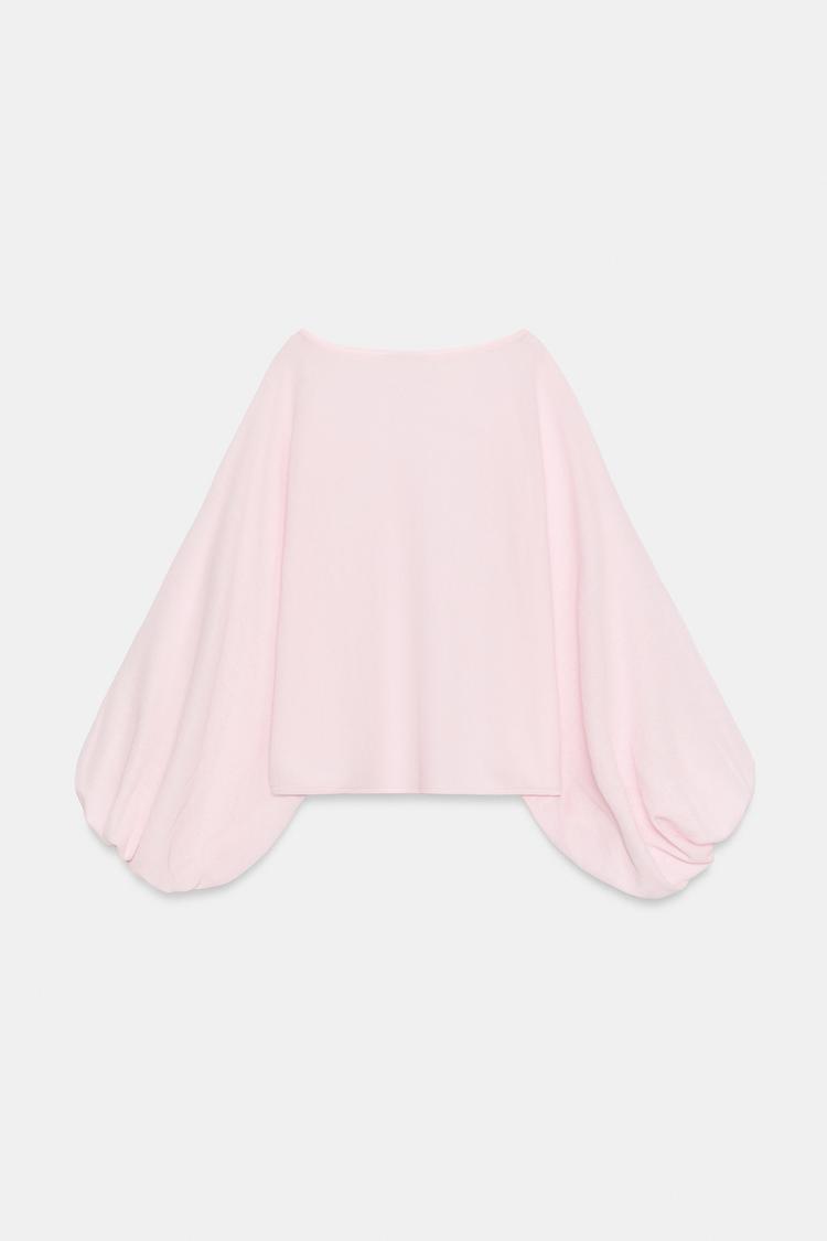 Evelyn Sheer Fine-Knit Top