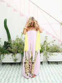 Isla Bloom Strapless Maxi Dress