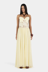 Florence Lace Corset Maxi Dress