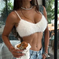 Luna Fuzzy Knit Cami Top