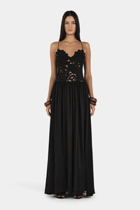 Florence Lace Corset Maxi Dress