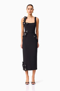 Aurelia 3D Floral Midi Dress