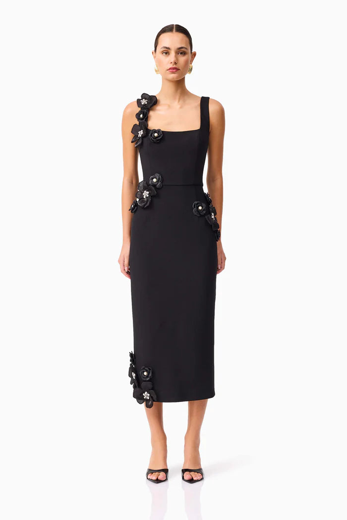 Aurelia 3D Floral Midi Dress
