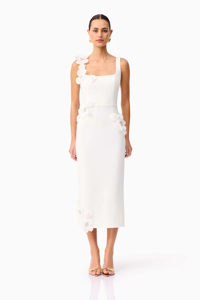 Aurelia 3D Floral Midi Dress