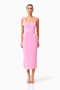 Aurelia 3D Floral Midi Dress