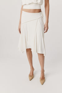 Elowen Asymmetric Midi Skirt