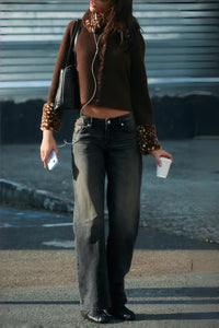 Fawn Faux Fur Trim Jacket