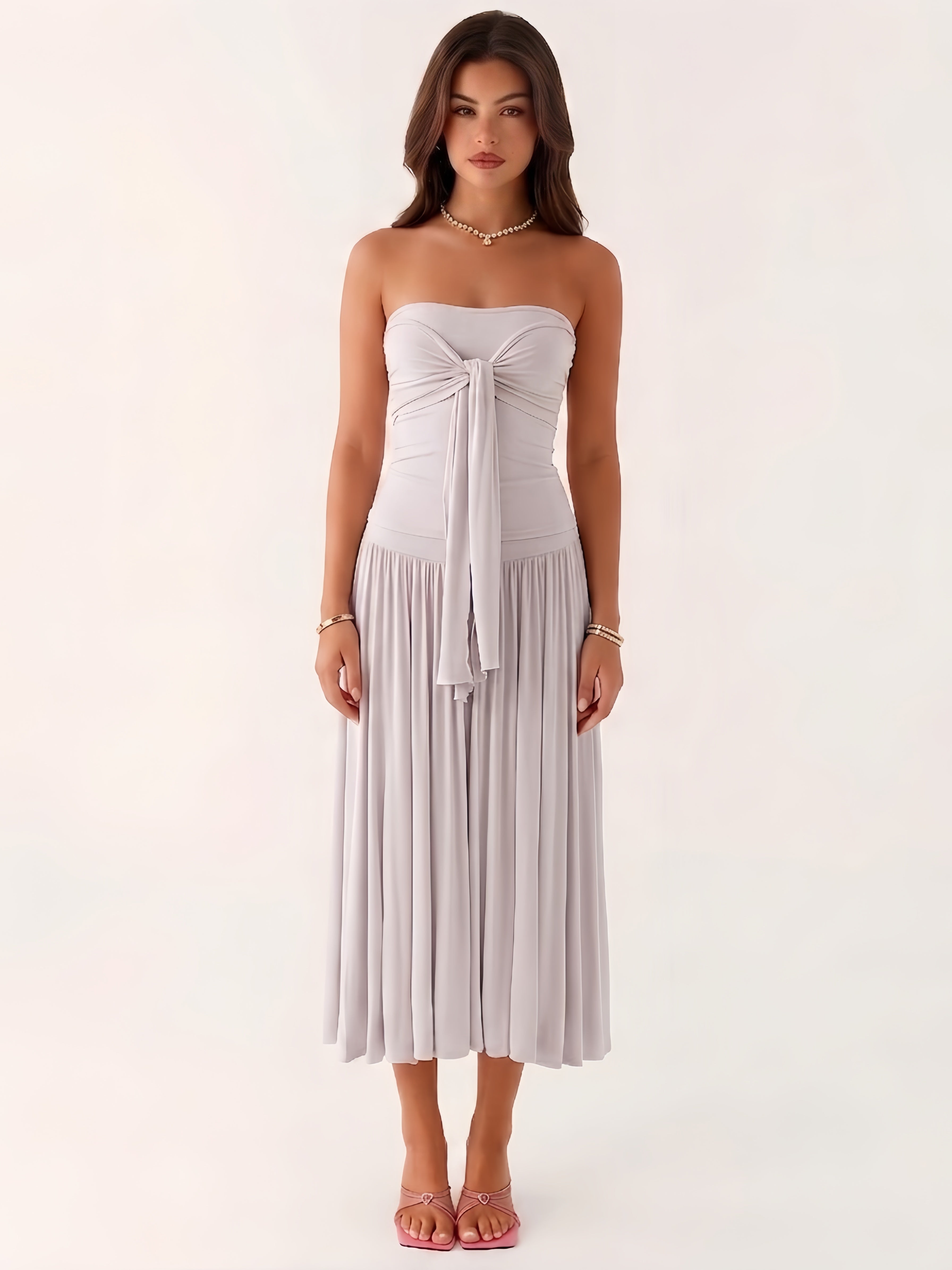 Yeona Ruched Top & Skirt Set