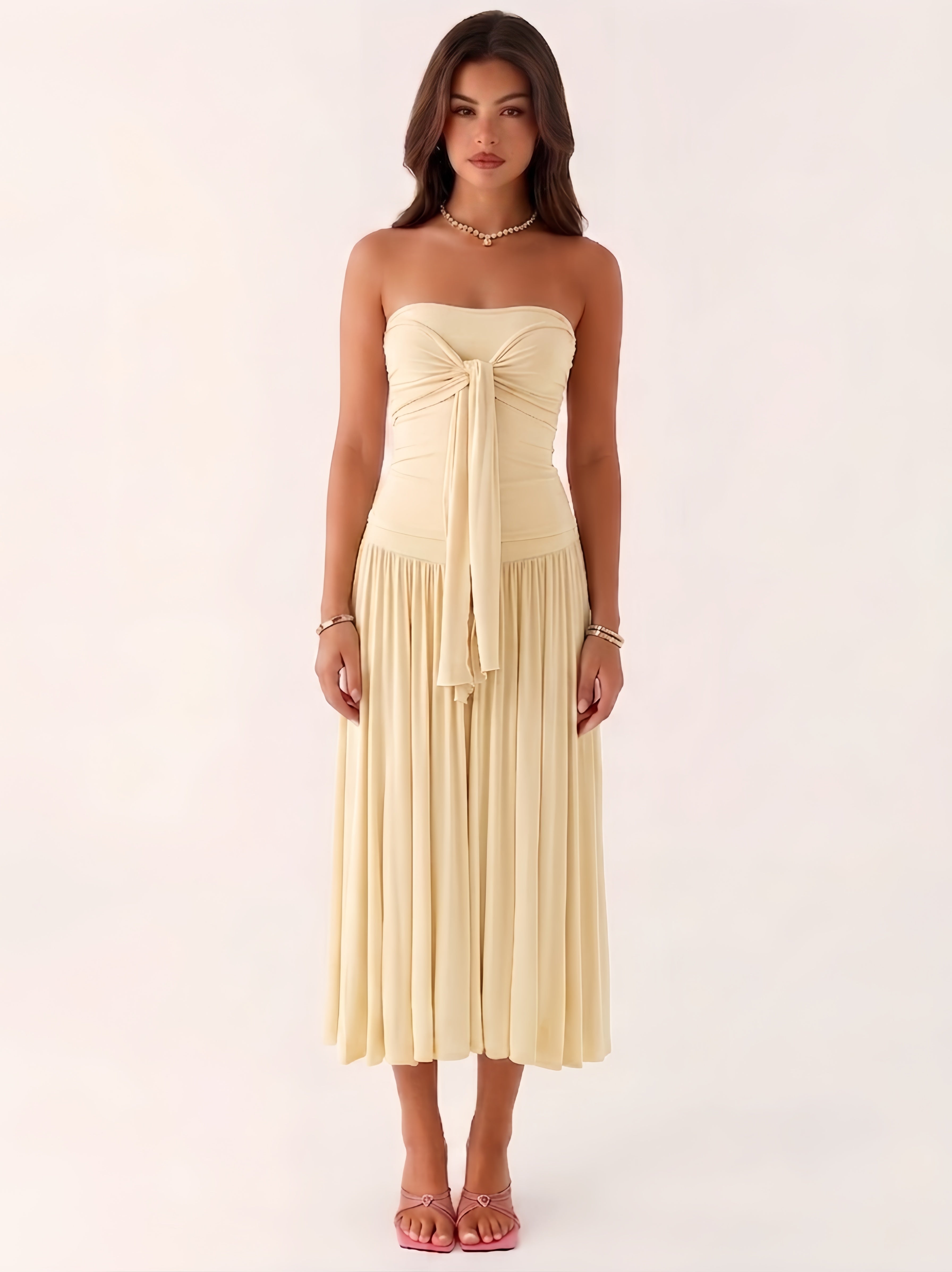 Yeona Ruched Top & Skirt Set