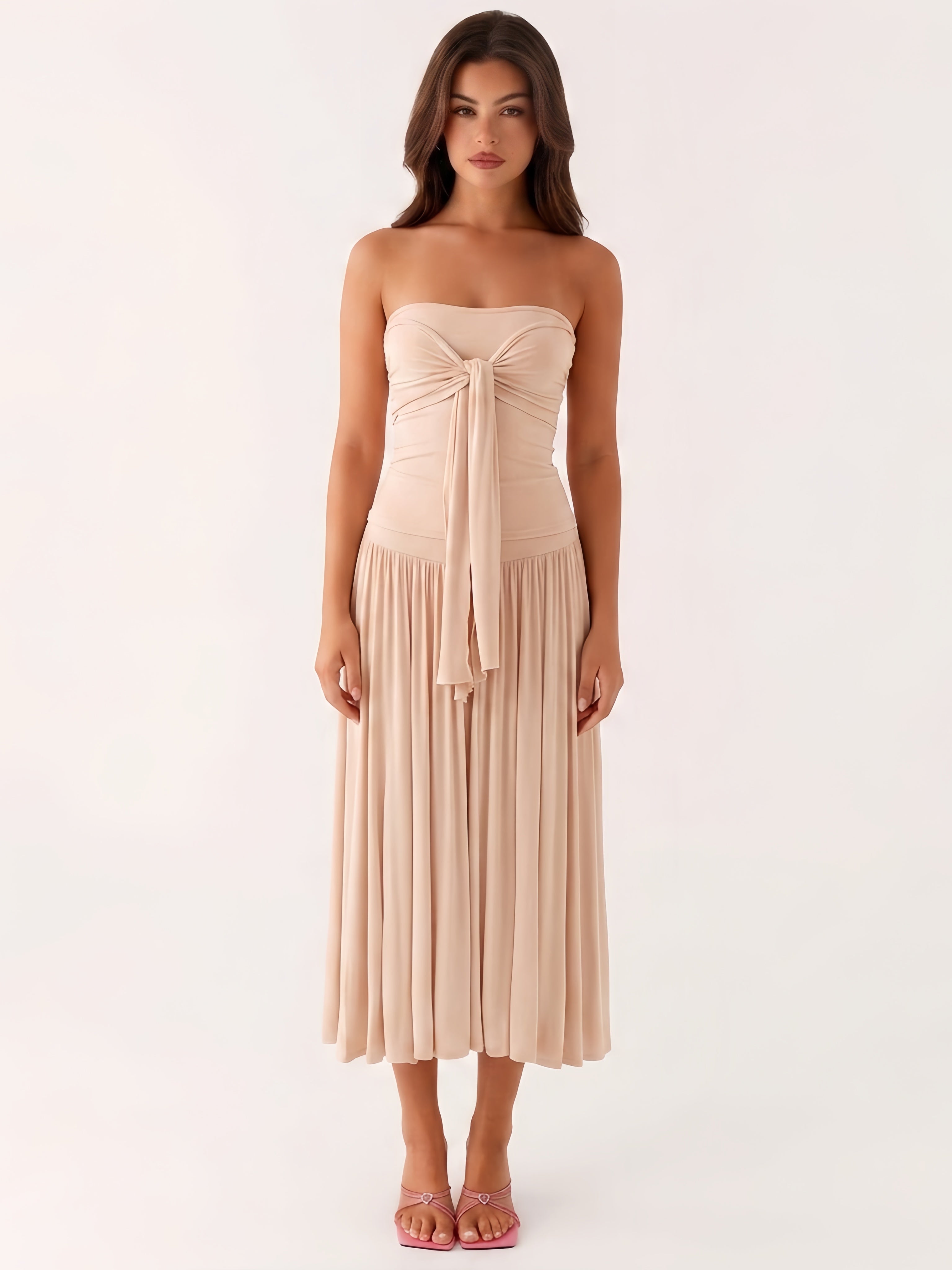 Yeona Ruched Top & Skirt Set