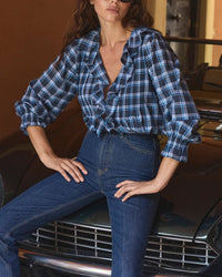Hardy Plaid Ruffle Top