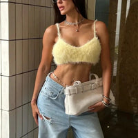 Luna Fuzzy Knit Cami Top
