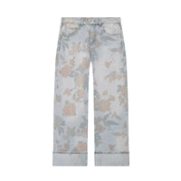 Marigold Vintage Rose Printed Jeans