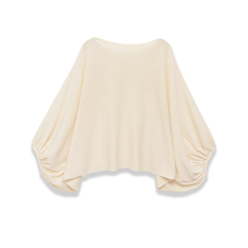 Evelyn Sheer Fine-Knit Top