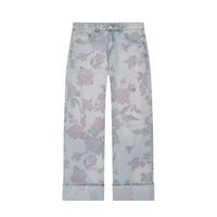 Marigold Vintage Rose Printed Jeans