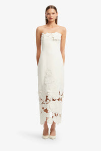 Rayna 3D Floral Applique Maxi Dress