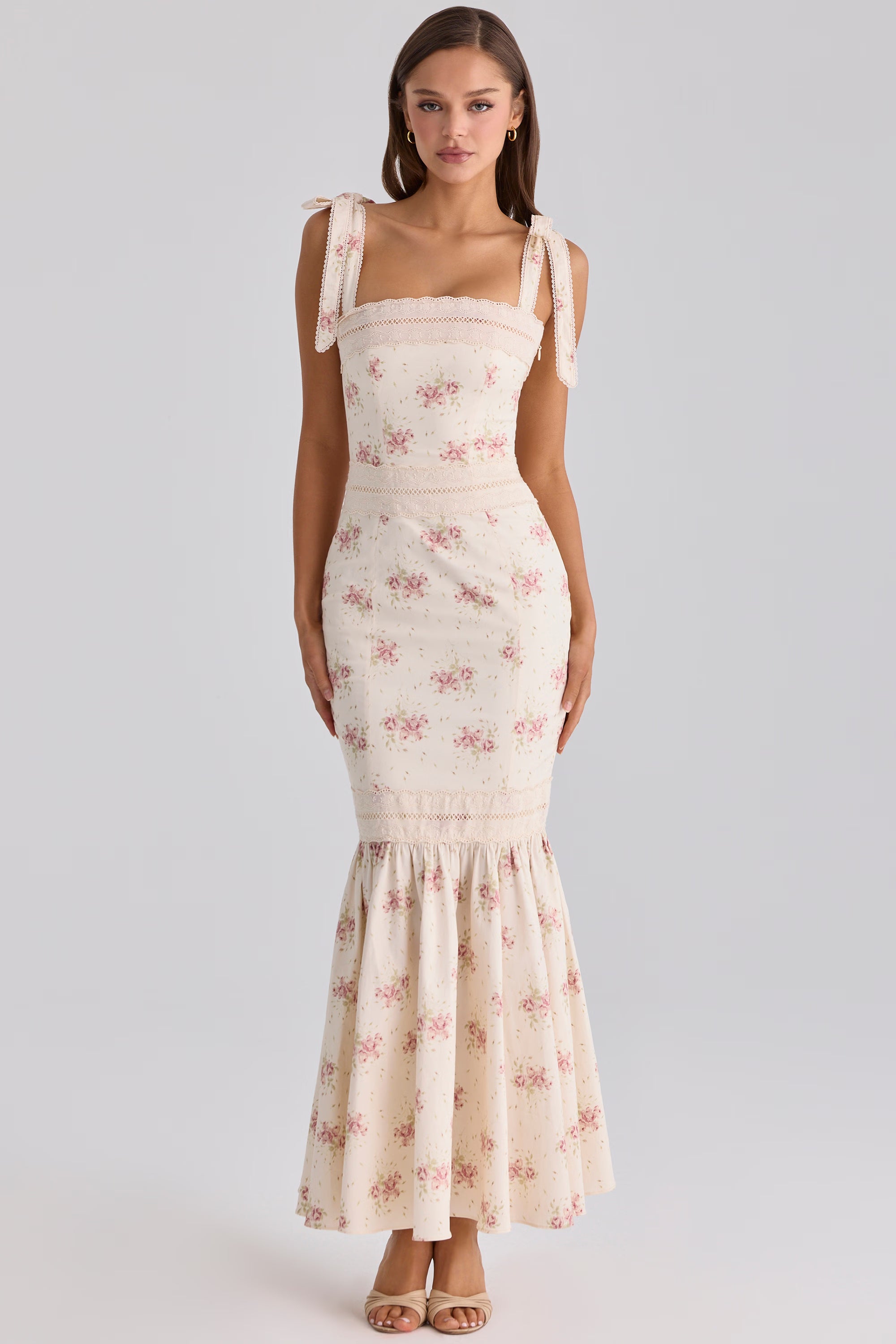 Rosalie Floral Mermaid Maxi Dress