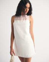 Seraphina Pearl Bow Back Mini Dres