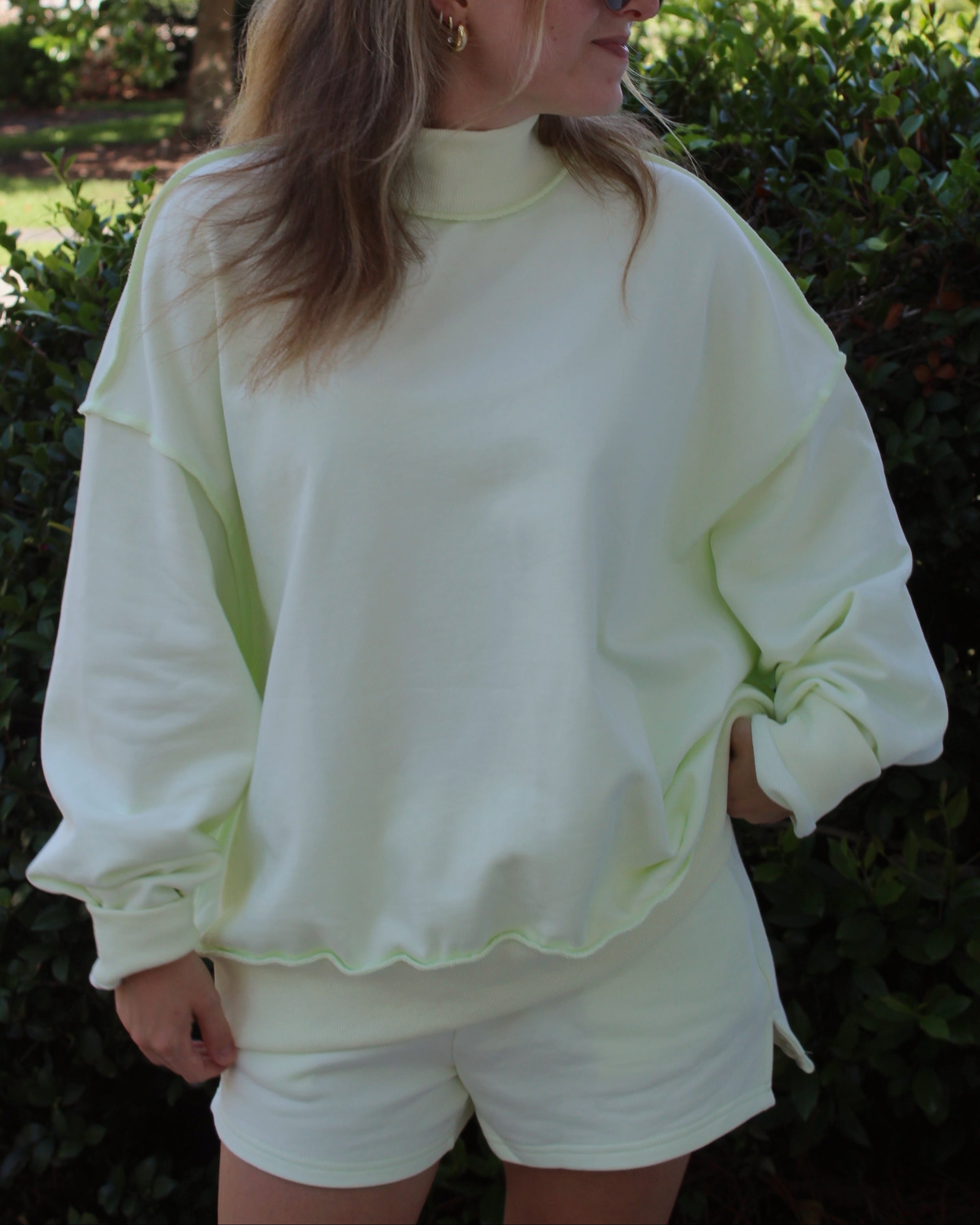 Sienna Cozy Sweatshirt & Shorts Set