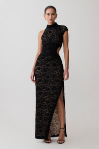 Valentina Floral Lace Maxi Dress