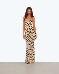 Wild Instinct Abstract Spot Maxi Dress